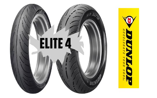 Motociklu riepas dunlop elite 4